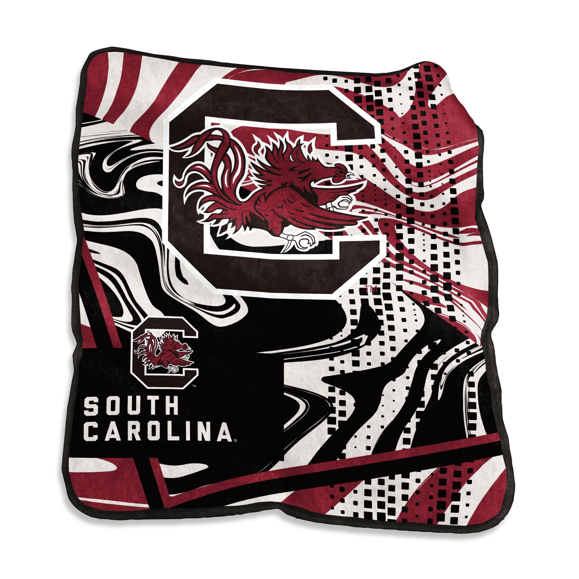 South Carolina Swirl Raschel Throw