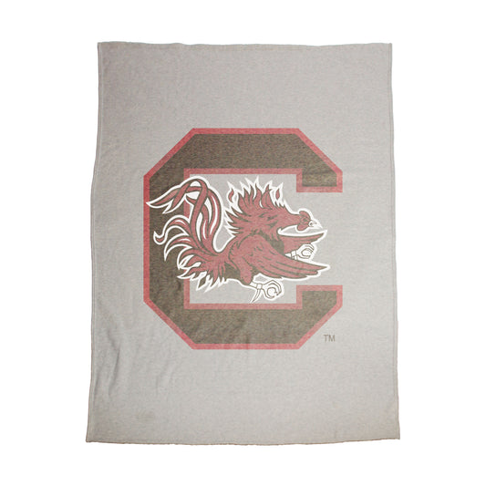 South Carolina Oversized Logo Sublimated Sweatshirt Blanket