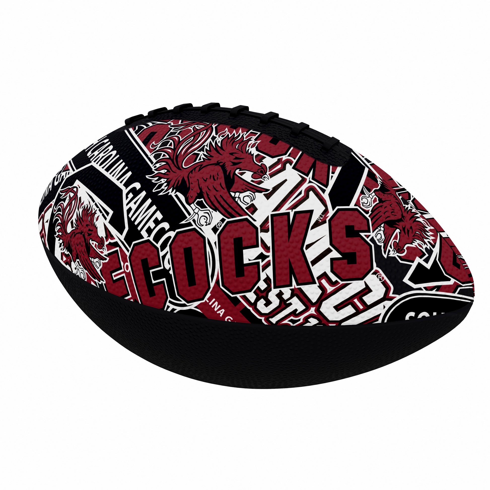 University of South Carolina Mini Abstract Size Rubber Footballl