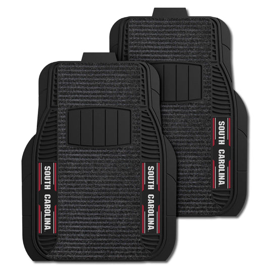 University of South Carolina 2-pc Deluxe Car Mat Set
