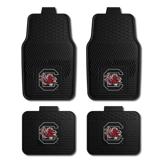 University of South Carolina 4-pc Vinyl Car Mat Set