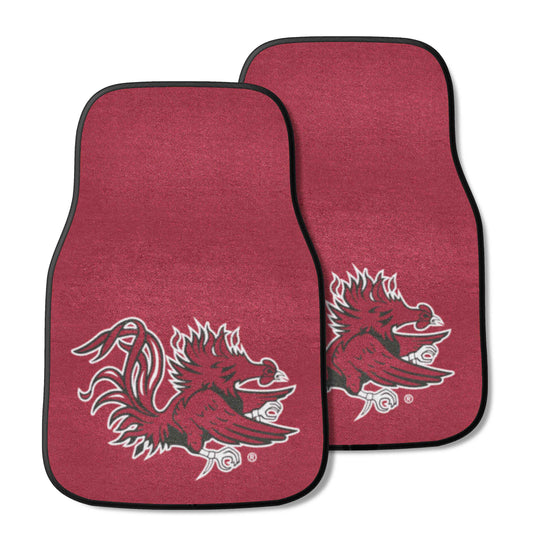 University of South Carolina 2-pc Carpet Car Mat Set