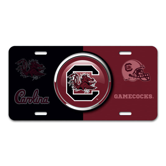 University of South Carolina Embossed Metal License Plate