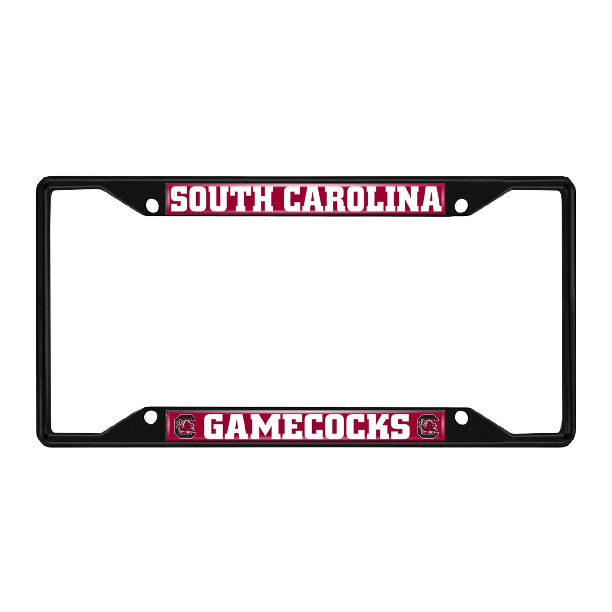 University of South Carolina Black License Plate Frame