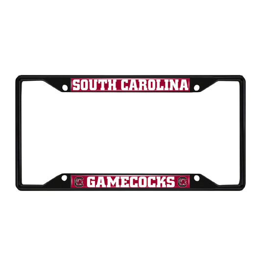 University of South Carolina Black License Plate Frame