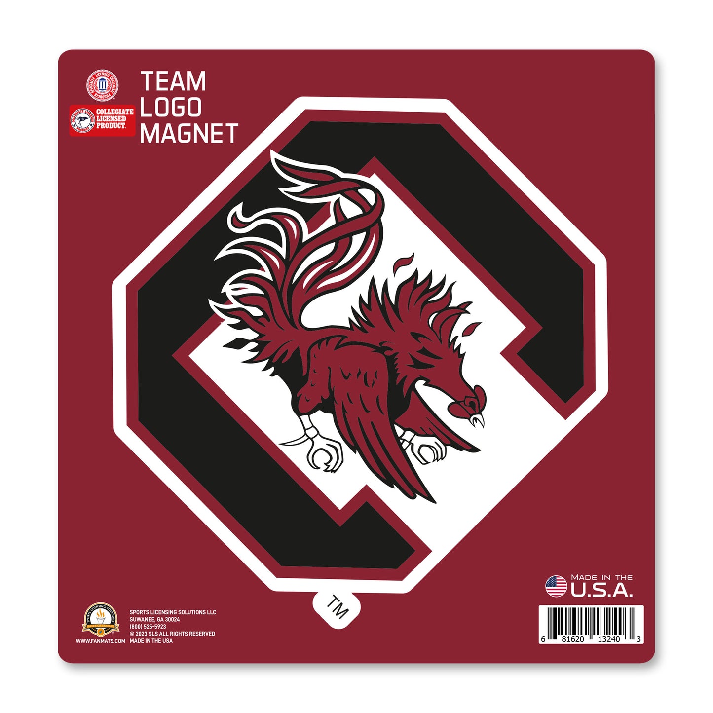 South Carolina Large Team Logo Magnet