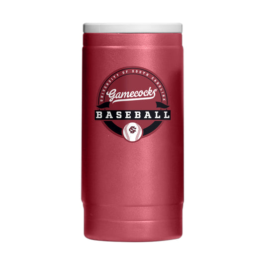South Carolina Baseball 12oz Powdercoat SlimCan Coolie