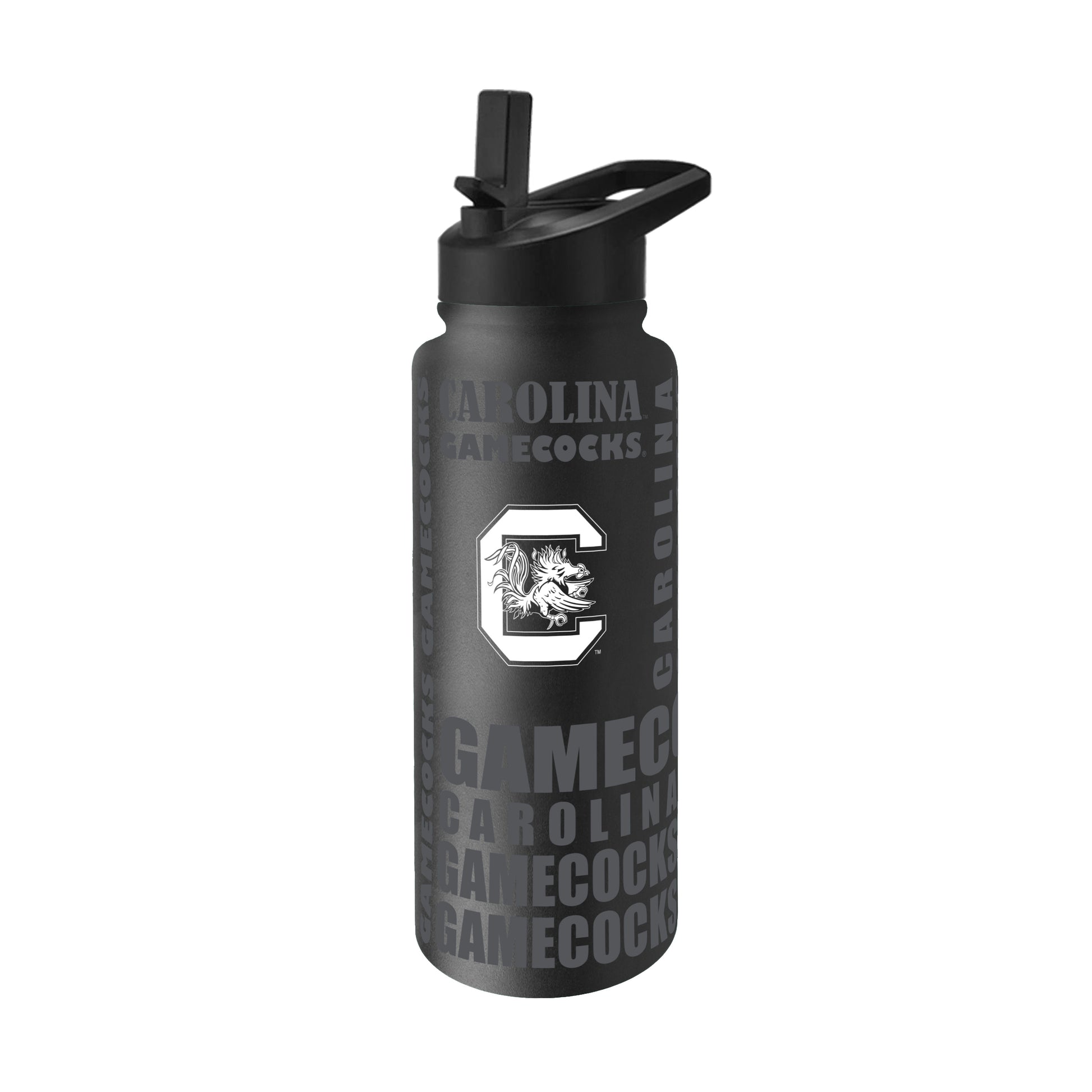 South Carolina 34oz Black Replay Quencher Bottle