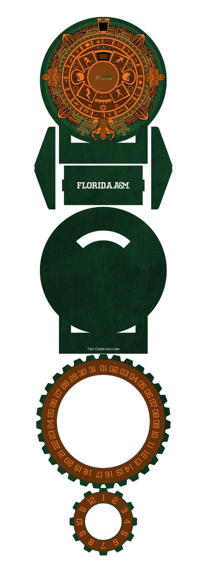Florida A&M 8" Circle Desk Calendar