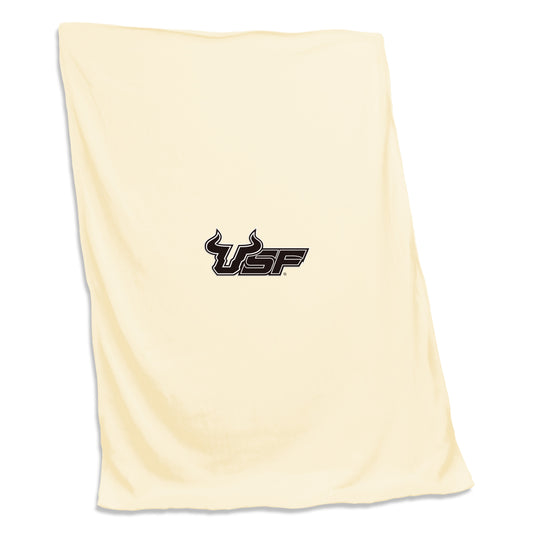 South Florida Oatmeal Screened Sweatshirt Blanket