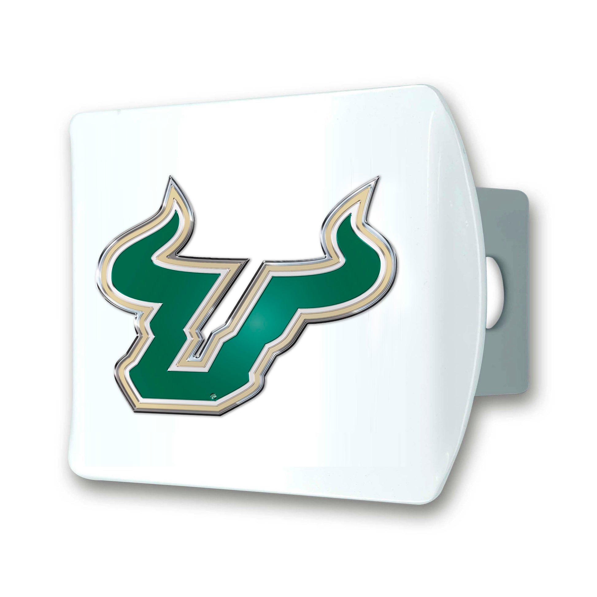 University of South Florida Color on White Hitch Cover