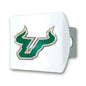 University of South Florida Color on White Hitch Cover