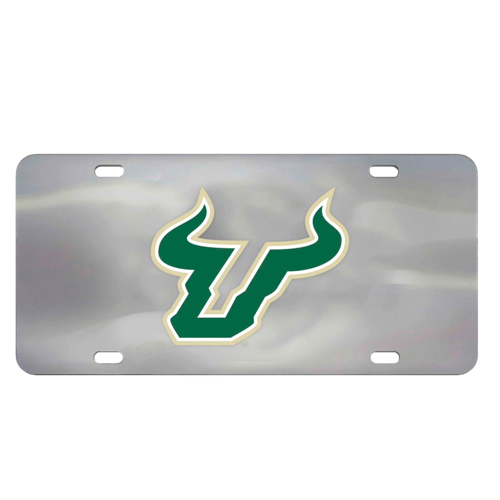 University of South Florida Chrome Diecast License Plate