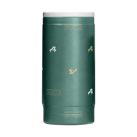 South Florida 12oz Step And Repeat Powdercoat SlimCan Coolie