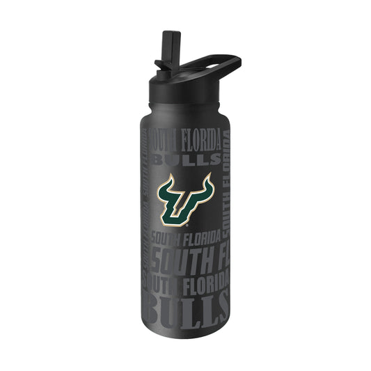 South Florida 34oz Black Replay Quencher Bottle