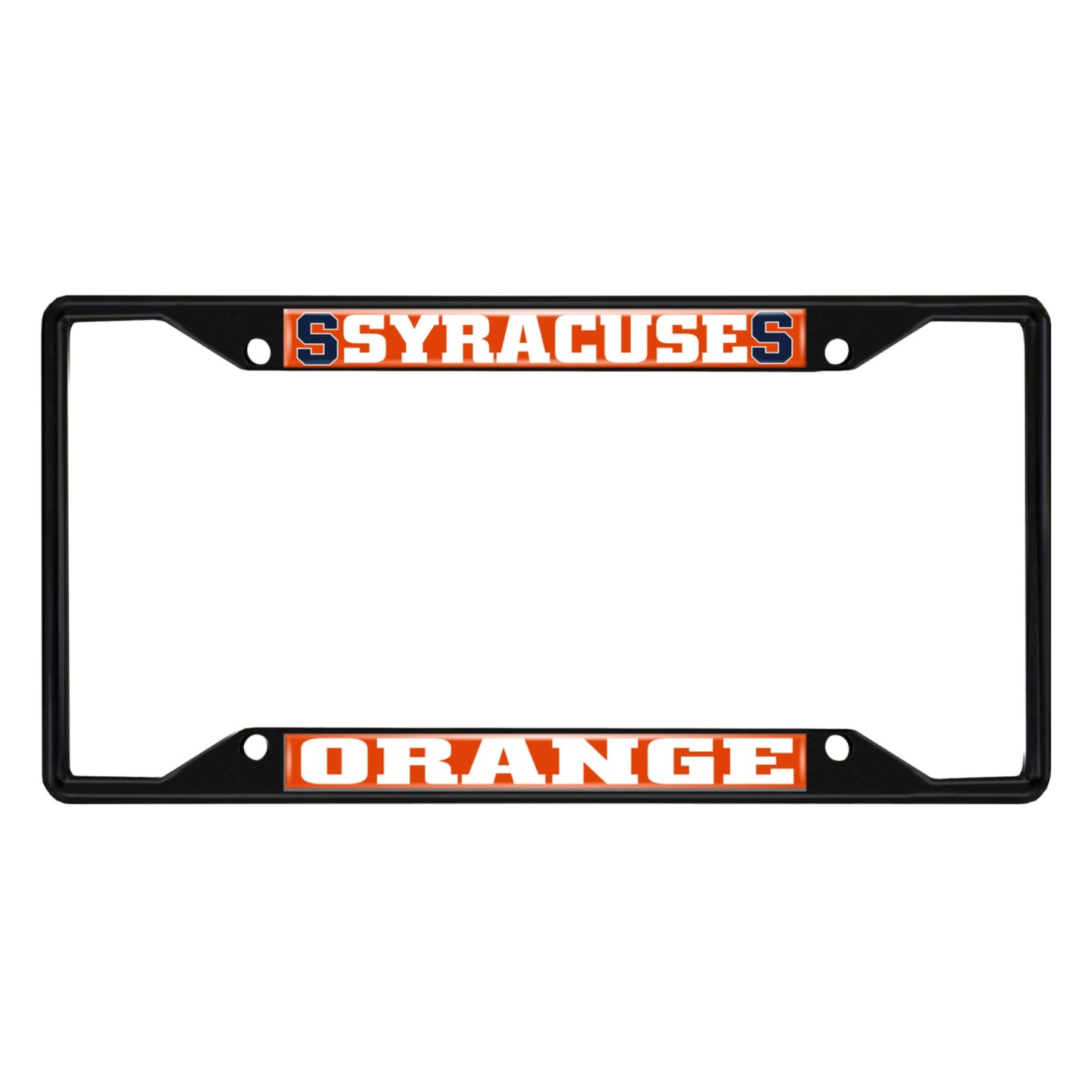 Syracuse University Black License Plate Frame