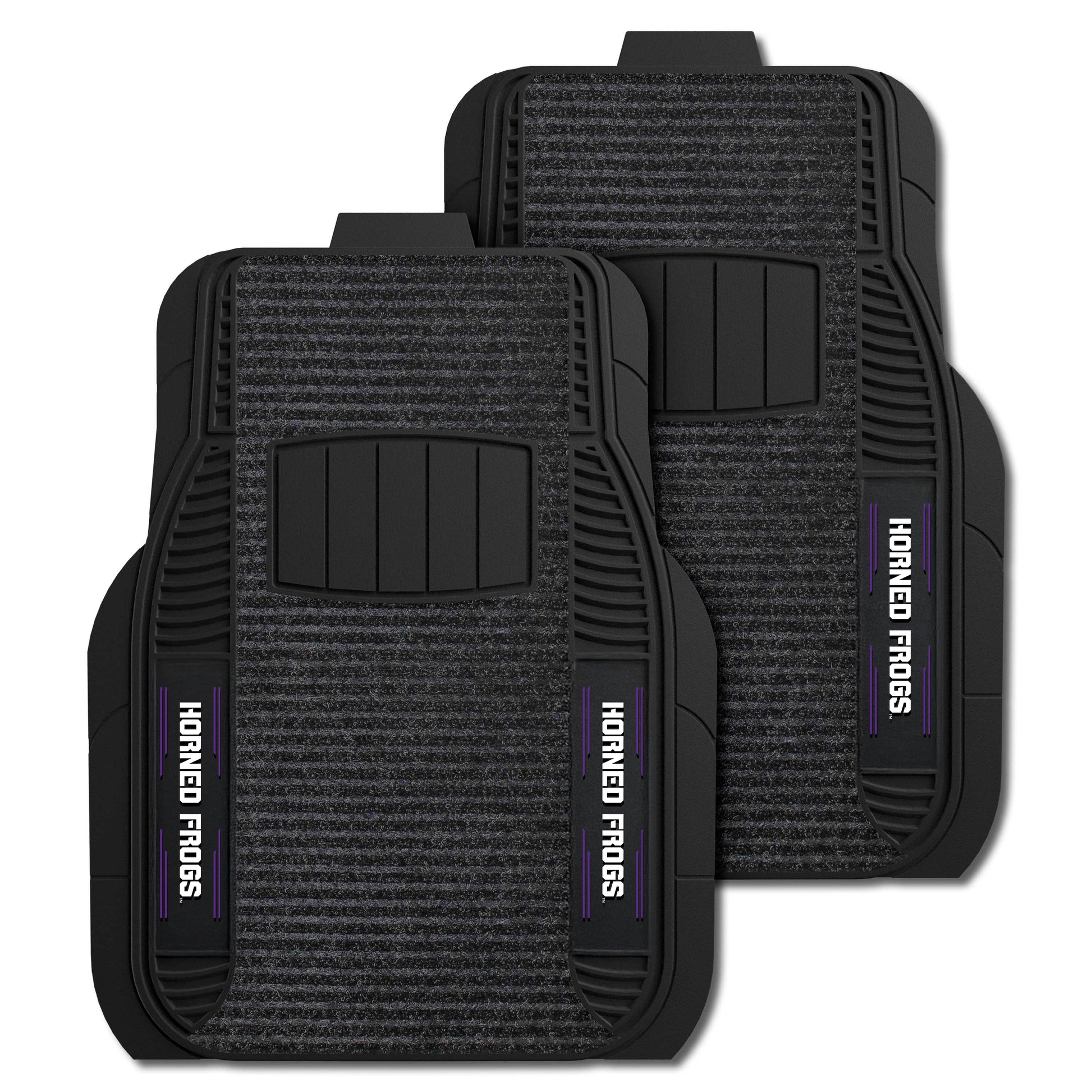 Texas Christian University  2-pc Deluxe Car Mat Set