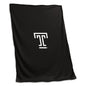 Temple Black Sweatshirt Blanket (Screened)