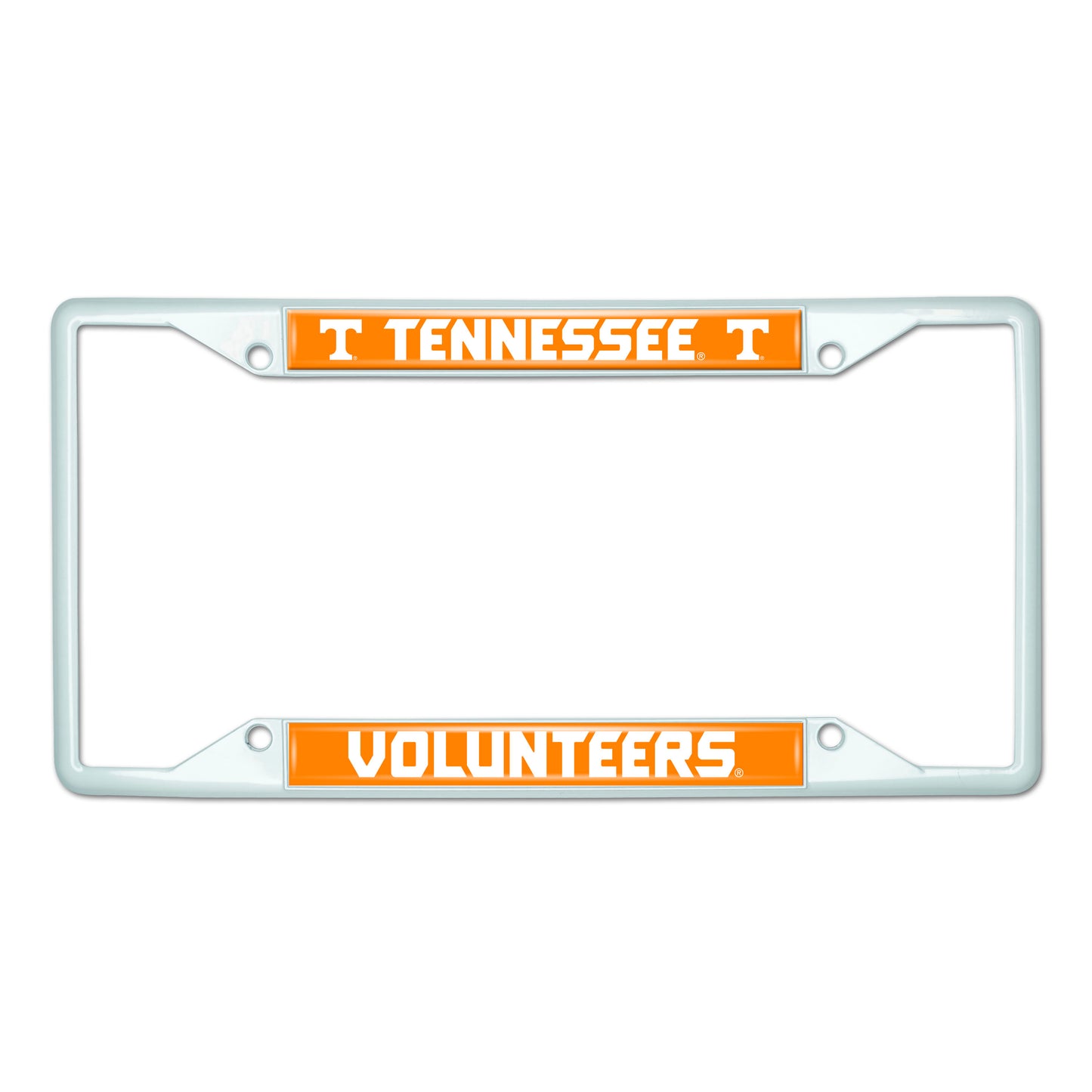 University of Tennessee White License Plate