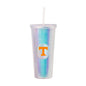 Tennessee 24oz Orange T Logo Iridescent Stud Tumbler