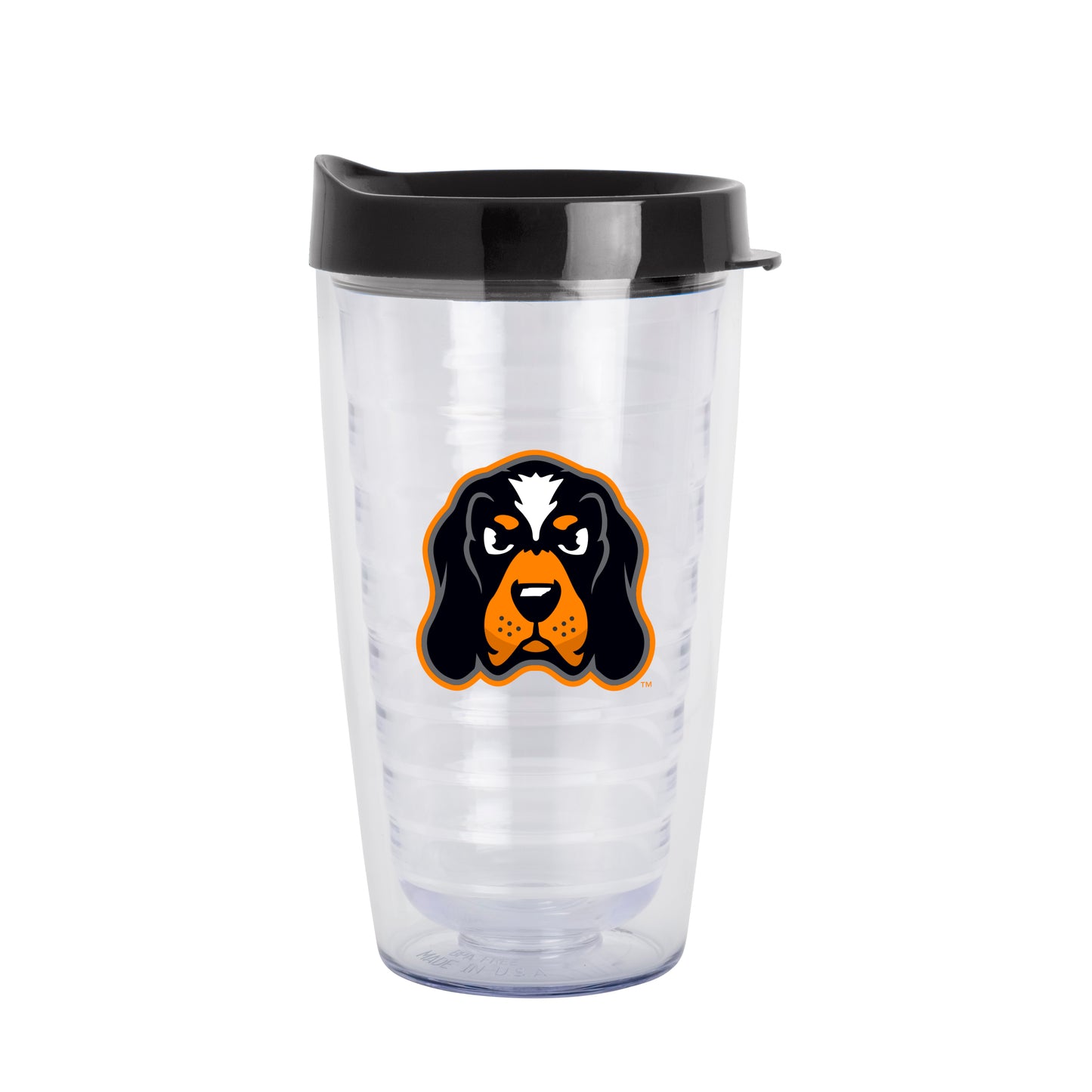 Tennessee 16oz Smokey Dbl Wall Clear Tumbler