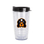 Tennessee 16oz Smokey Dbl Wall Clear Tumbler
