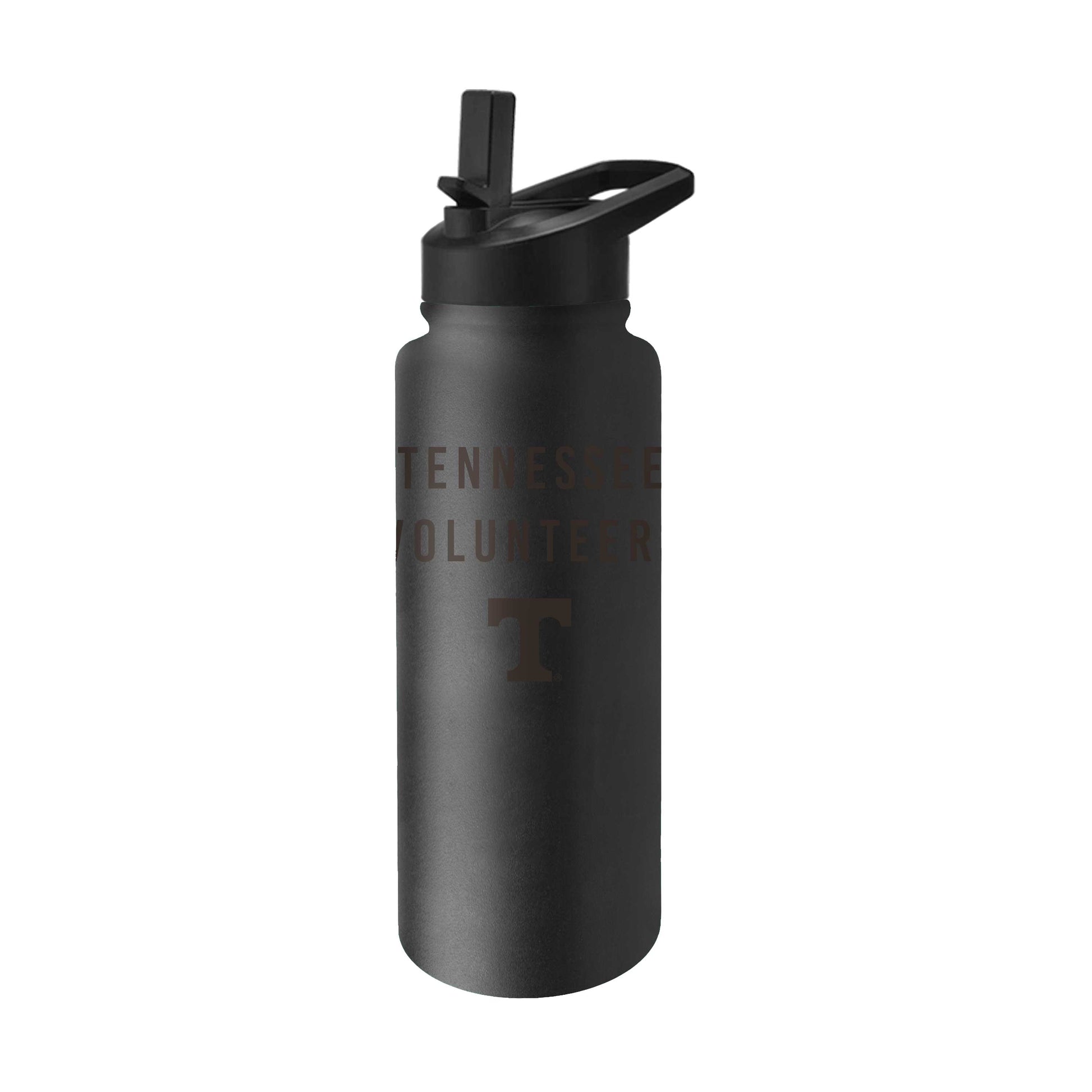 Tennessee 34oz Black Tonal Quencher Bottle