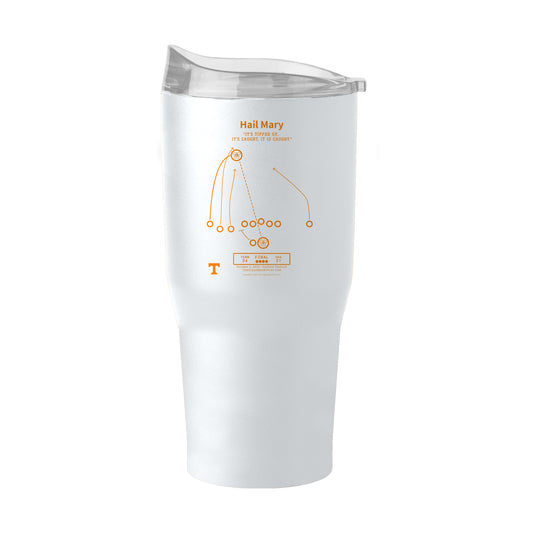 Tennessee Legendary Play 30oz Hail Mary Powder Coat Tumbler