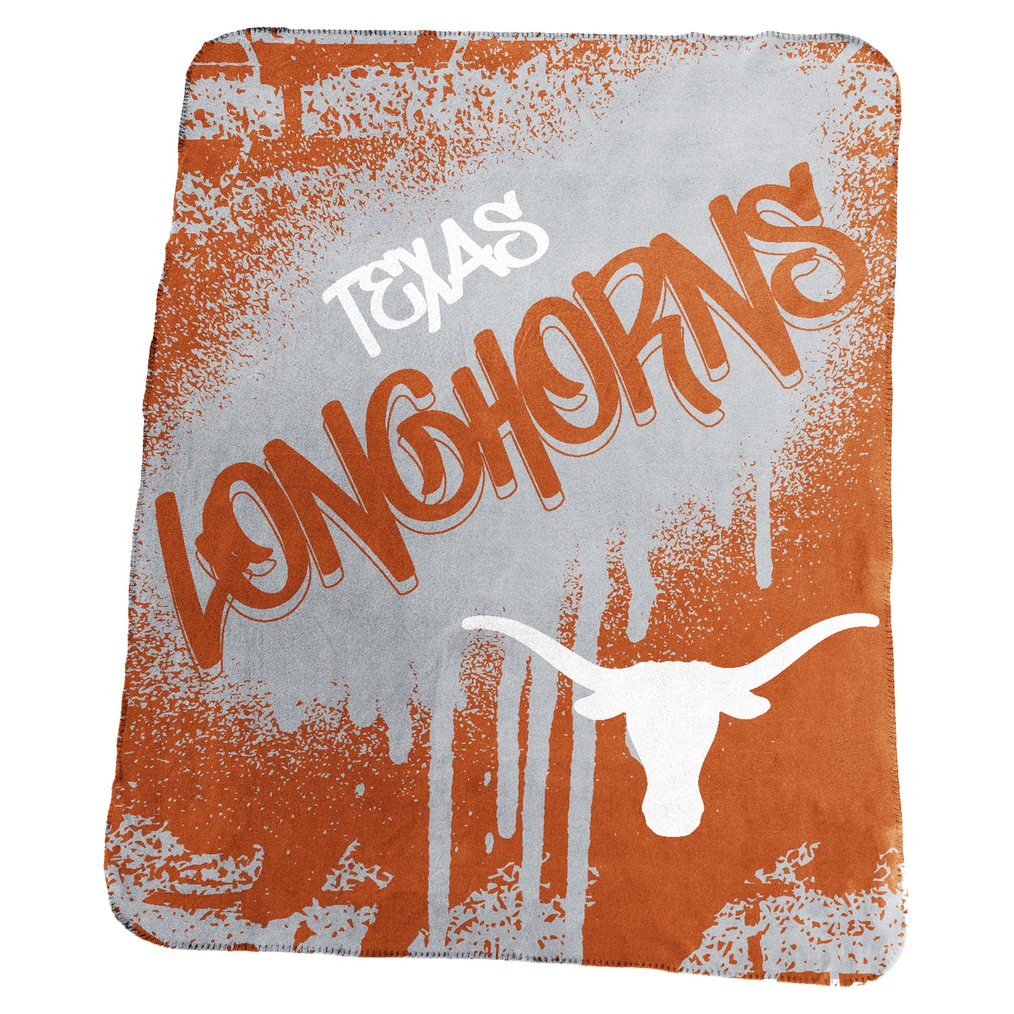 Texas Classic Graffiti Fleece Throw
