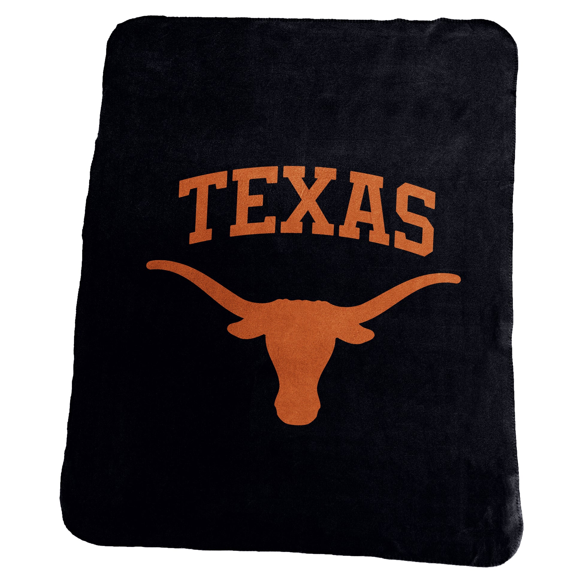 Texas Classic Black Fleece Throw