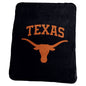 Texas Classic Black Fleece Throw