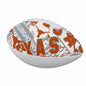 University of Texas Mini Abstract Size Rubber Footballl