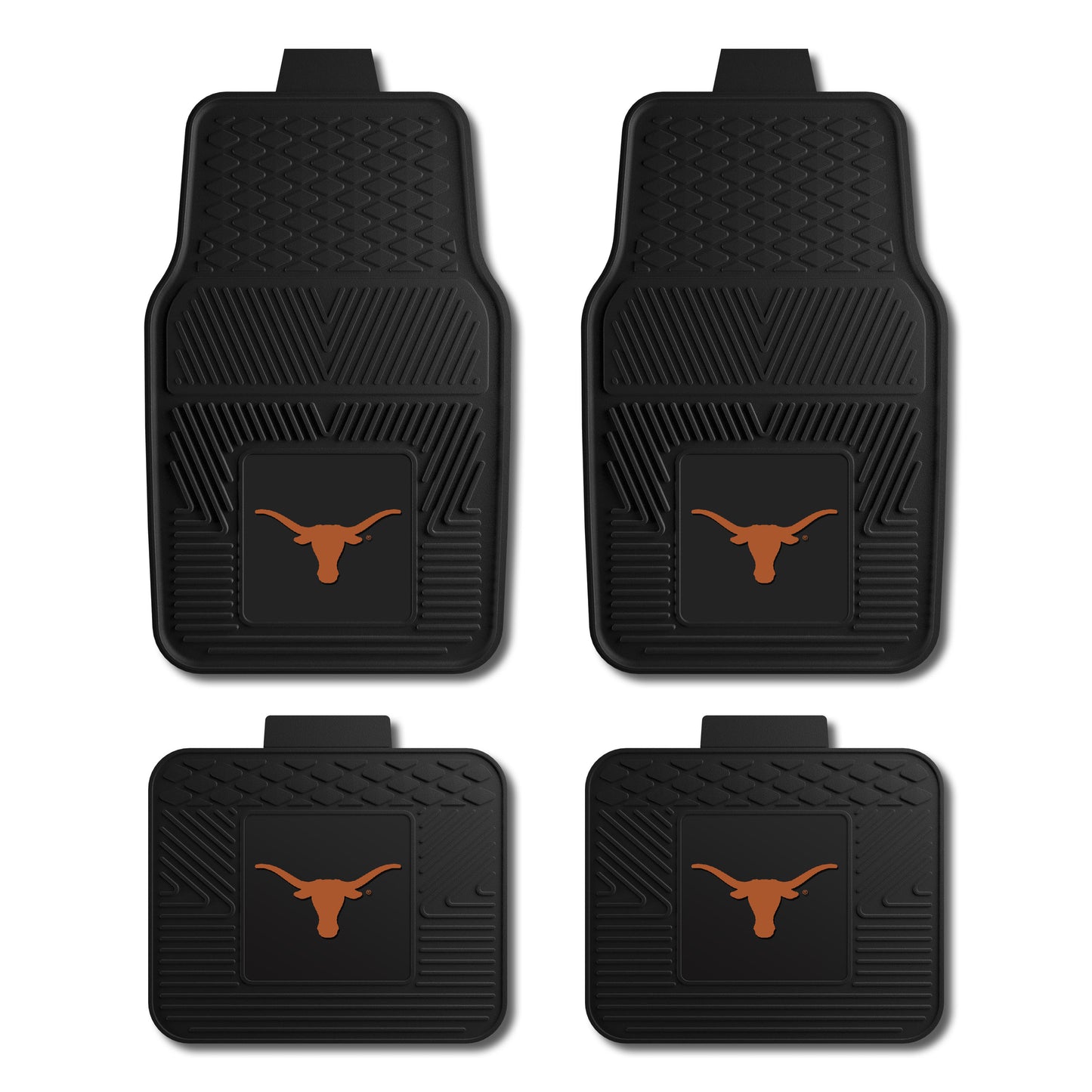 University of Texas 4-pc Vinyl Car Mat Set