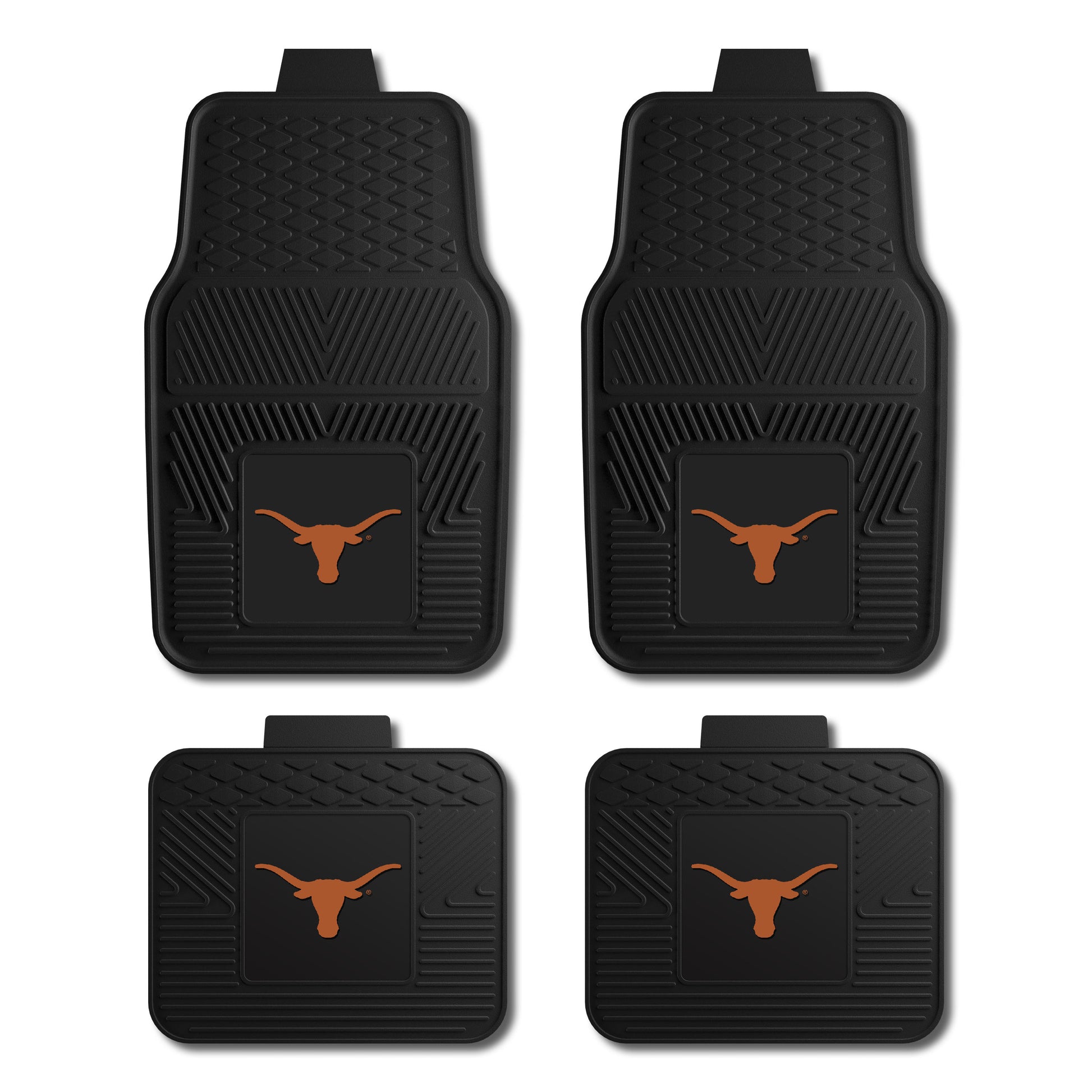 University of Texas 4-pc Vinyl Car Mat Set