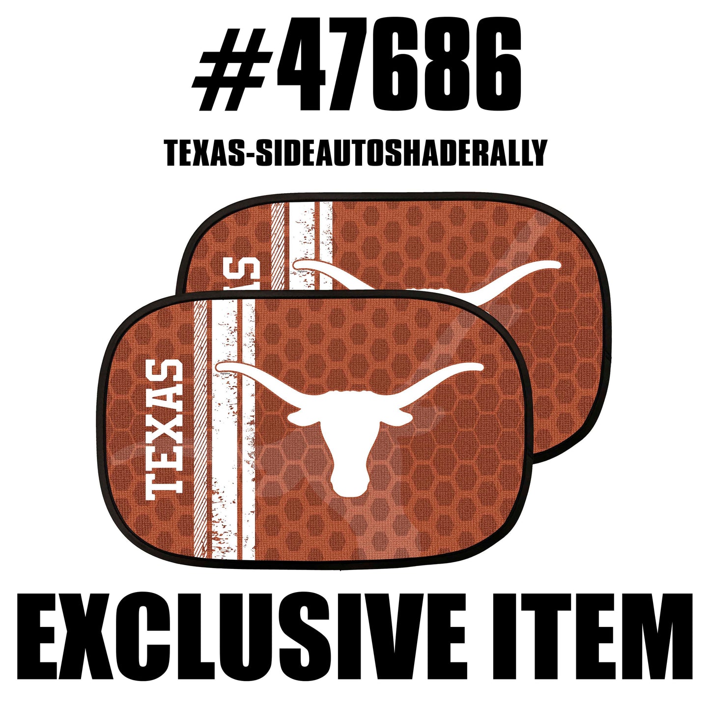 University Of Texas Side Auto Shade