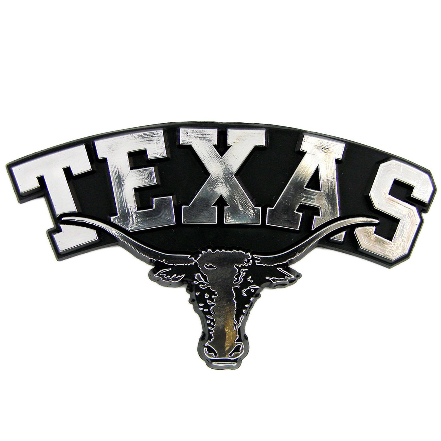 University of Texas Plastic Chrome Emblem