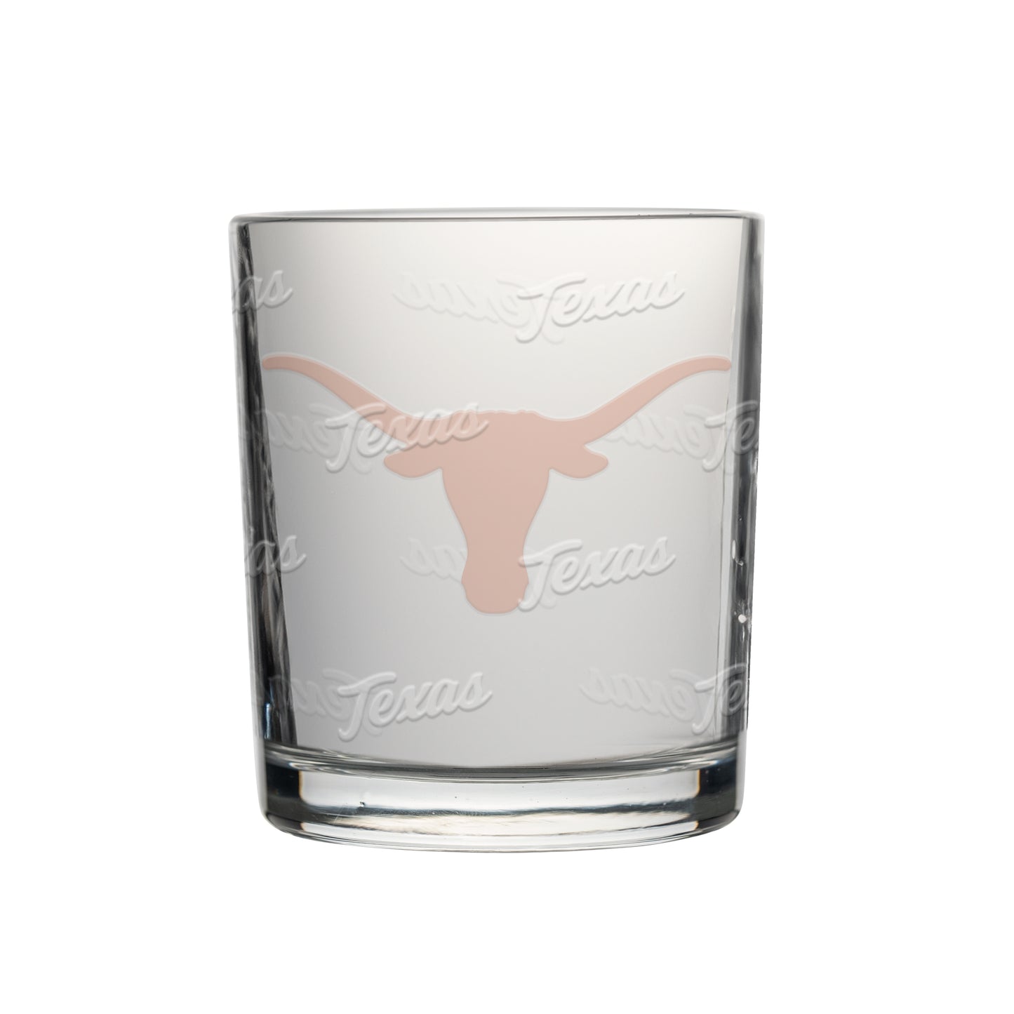 Texas 12oz Ghost Stained Rocks Glass
