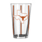 Texas 16oz Thin Stripe Pint Glass