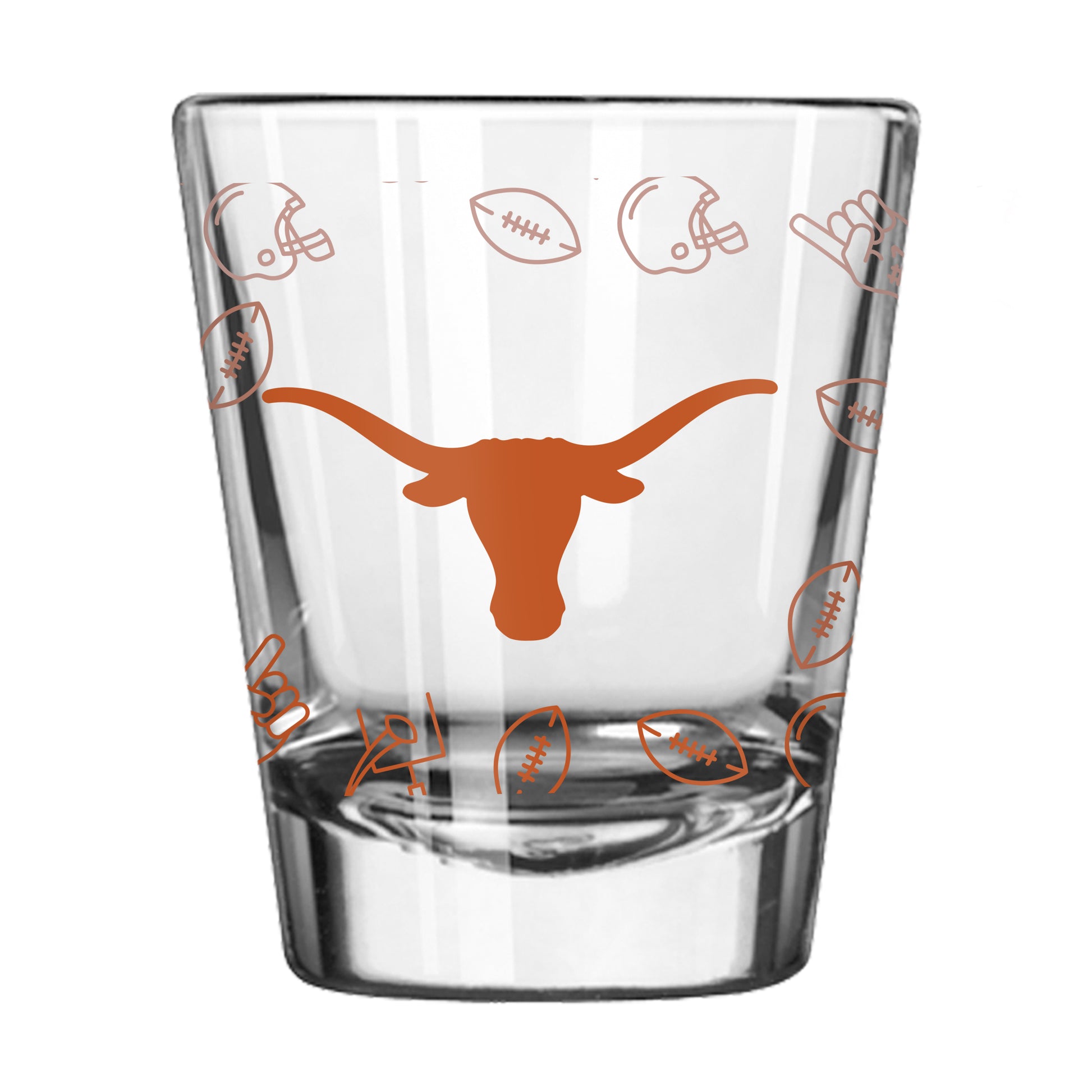 Texas 2oz Ombre Playmaker Shot Glass