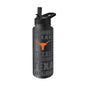 Texas 34oz Black Replay Quencher Bottle