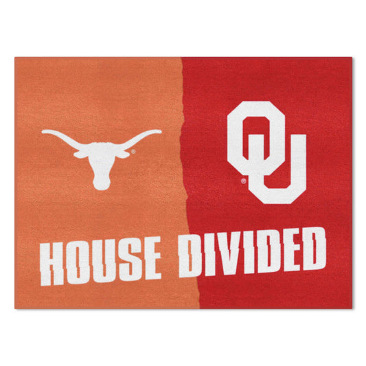 House Divided Mat - Texas / Oklahoma