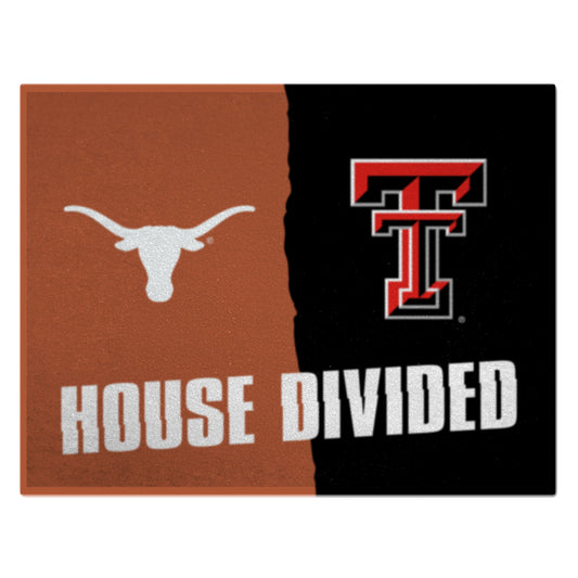 House Divided Mat - Texas / Texas Tech