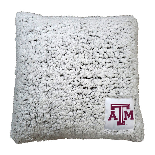 TX A&M Frosty Throw Pillow