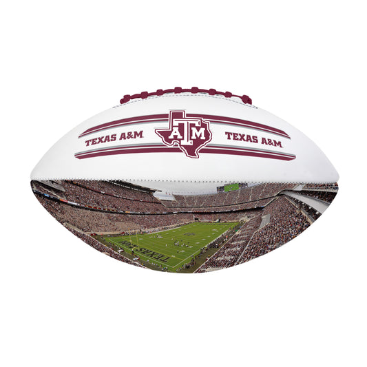 Texas A&M DSG FS Stadium Autograph Debossed Football
