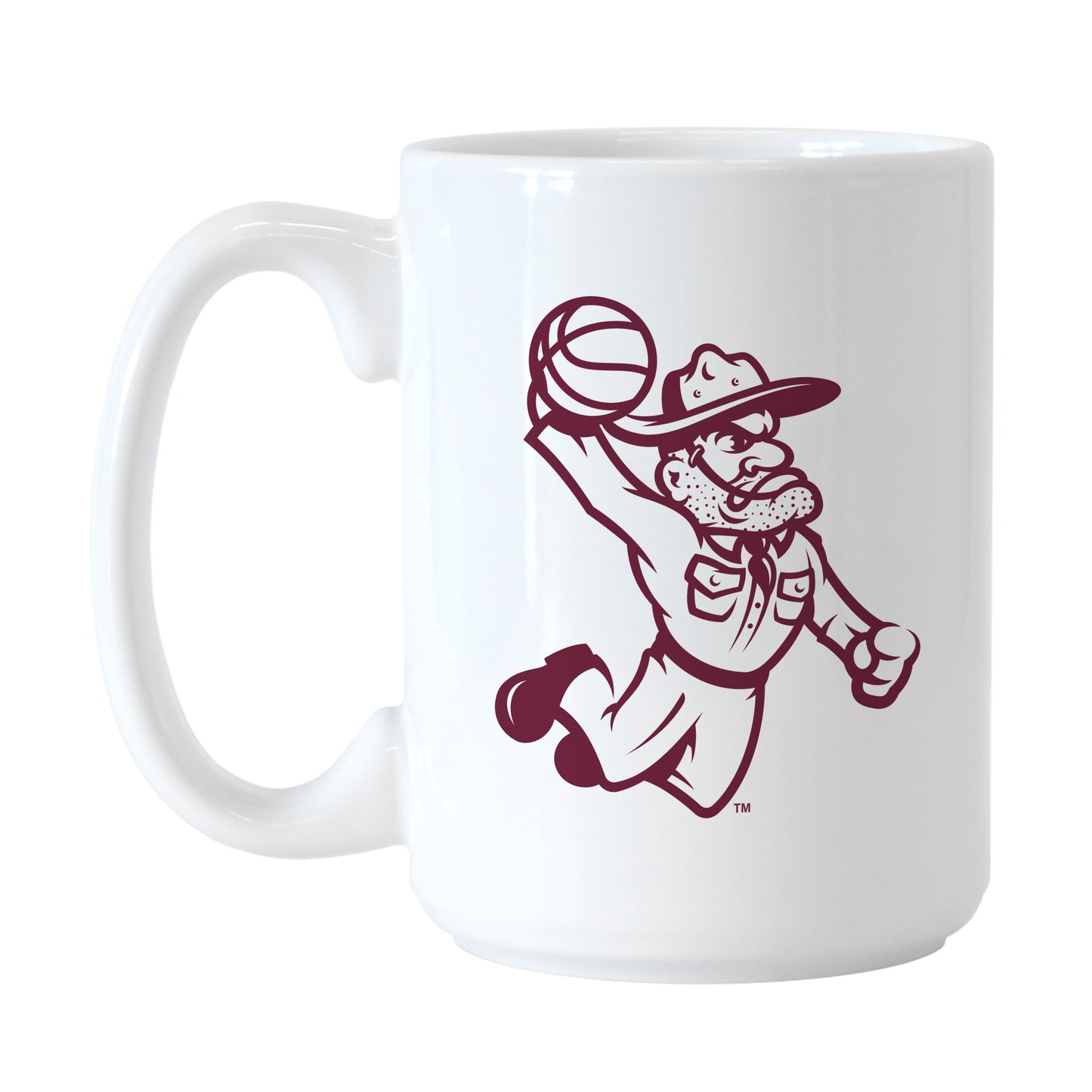 Texas A&M 15oz Old Sarge Basketball Sublimated Mug