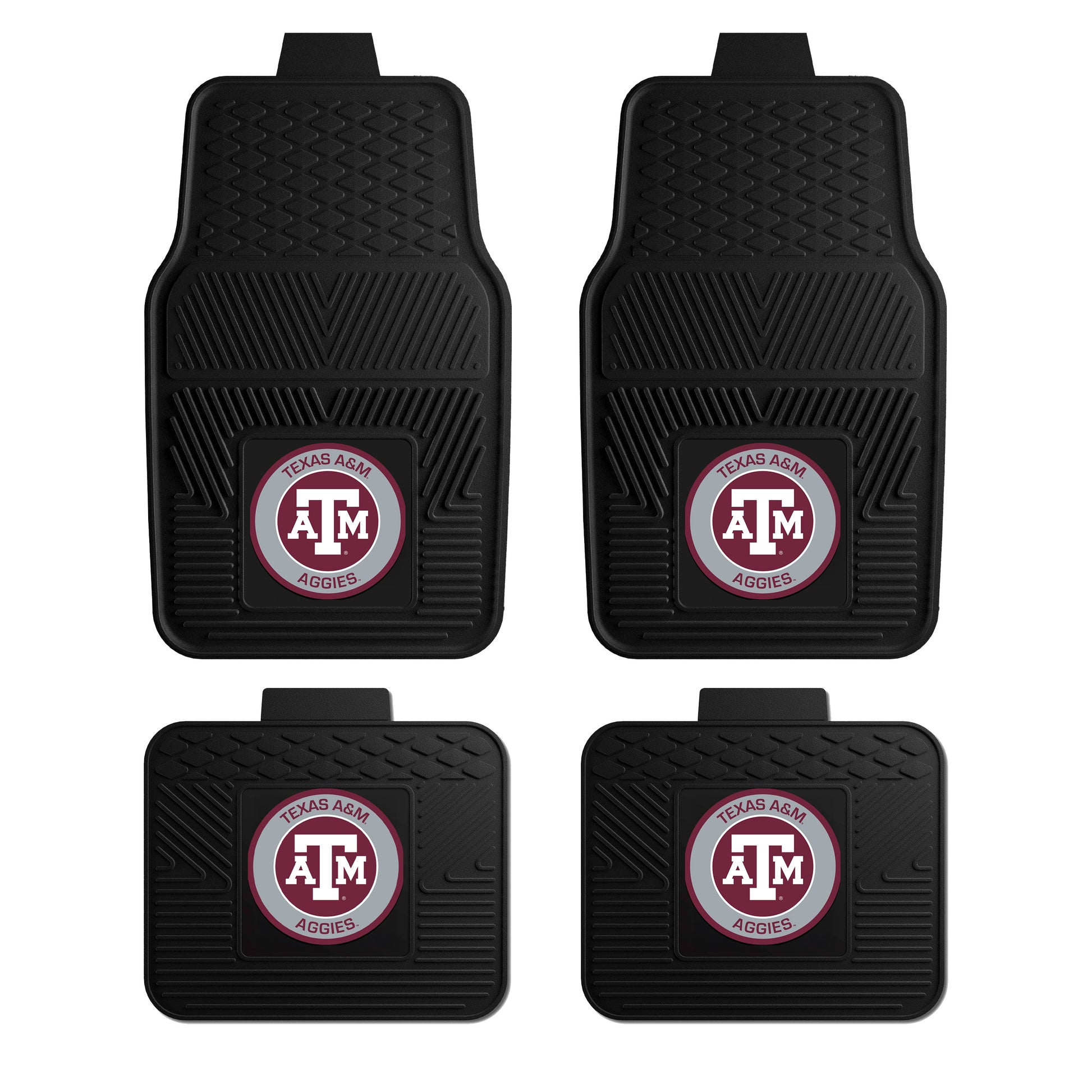 Trinity Texas A&M 4pc Vinyl Car Mat Set
