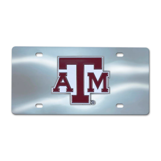 Texas A&M University Chrome Diecast License Plate