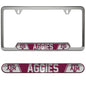 Texas A&M University Embossed License Plate Frame