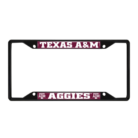 Texas A&M University Black License Plate Frame
