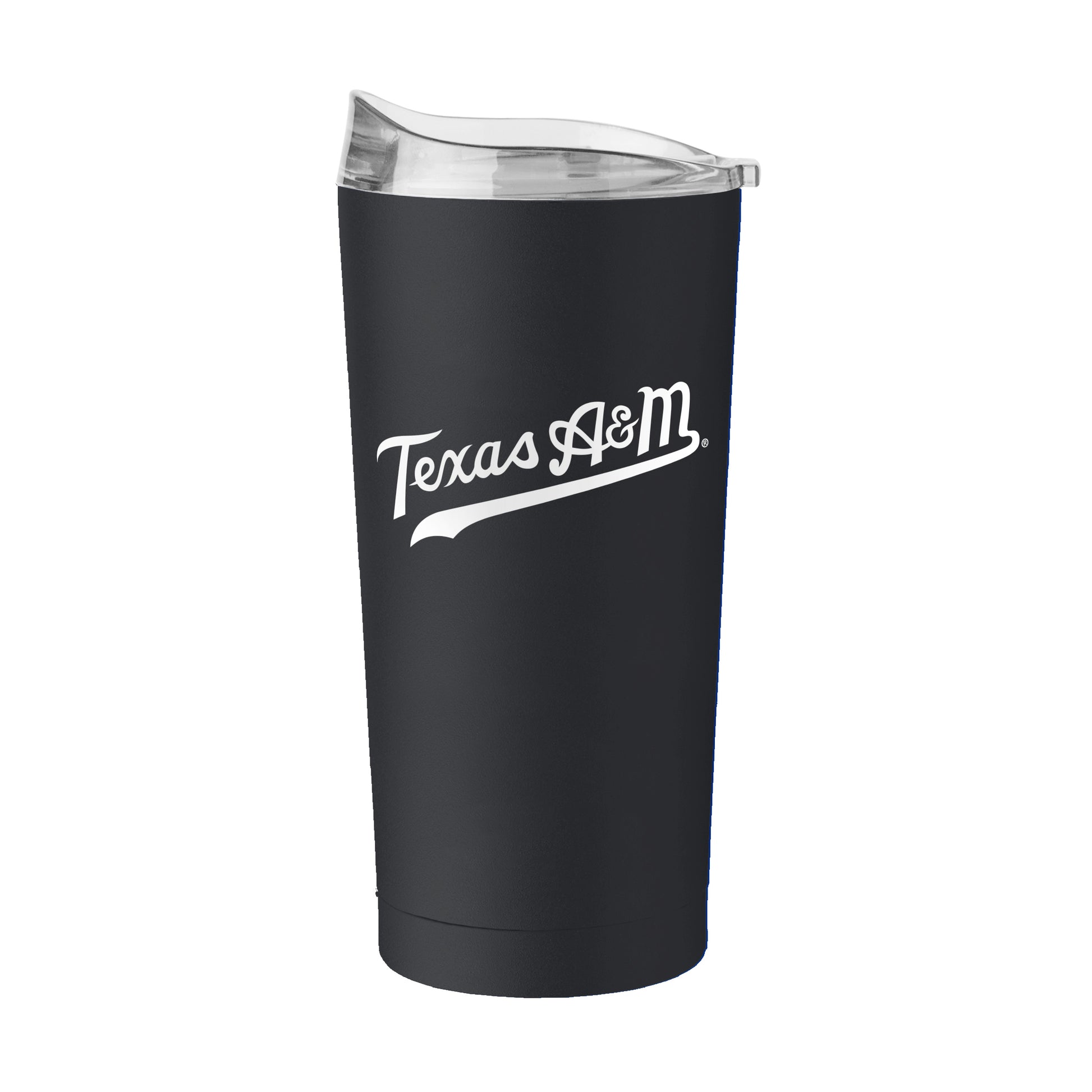 Texas A&M 20oz Black Script Powder Coat Tumbler
